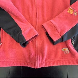 VTG 90s Mountain‎ Hardwear Y2K fleece gorpcore jacket Salmon Pink Womens  sz 10